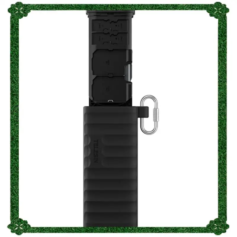 تسليم 24 ساعة TELESIN عالي السرعة 312 ميجابايت/ثانية TF/SD قارئ بطاقات صندوق تخزين بطاقة الذاكرة واجهة من النوع C حامل حقيبة حمل #4