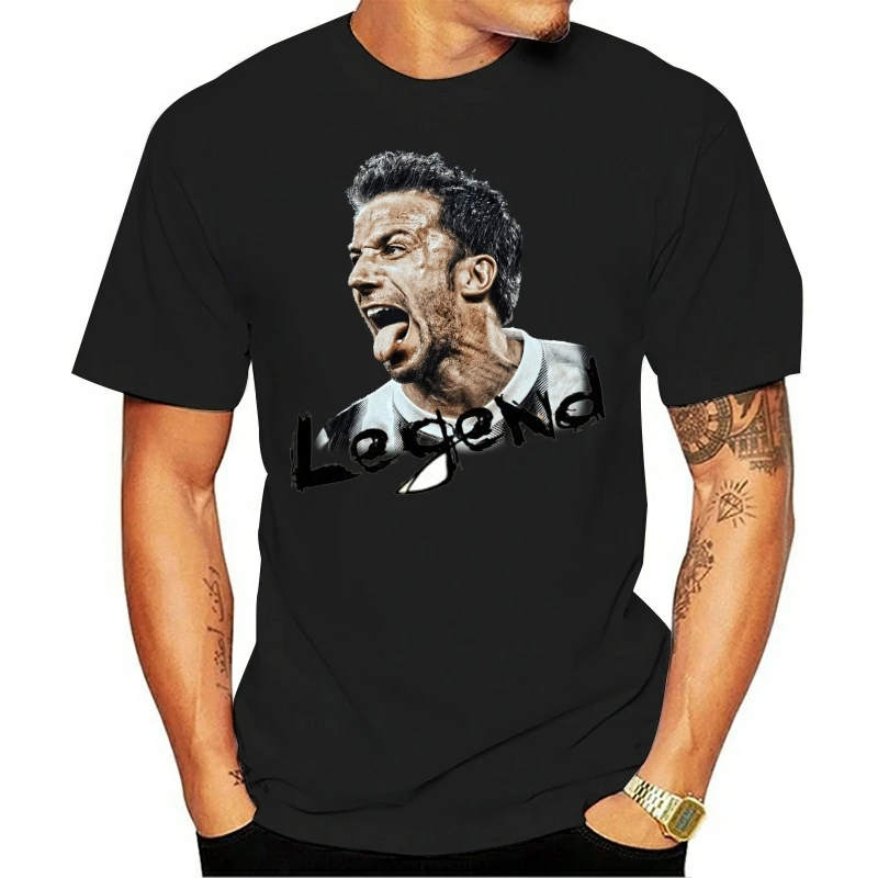 T-shirt Del Piero Legend 2018 - Men's Fashion Short Sleeves Cotton Tops Clothing