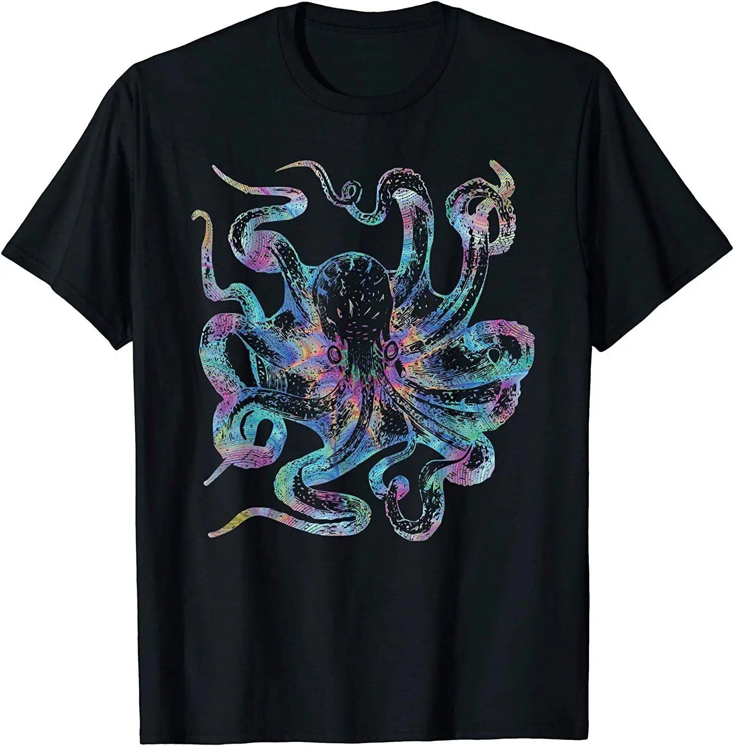 

NEW! Psychedelic Octopus Gift Colorful Trippy Kraken Ocean T-Shirt - MADE IN USA