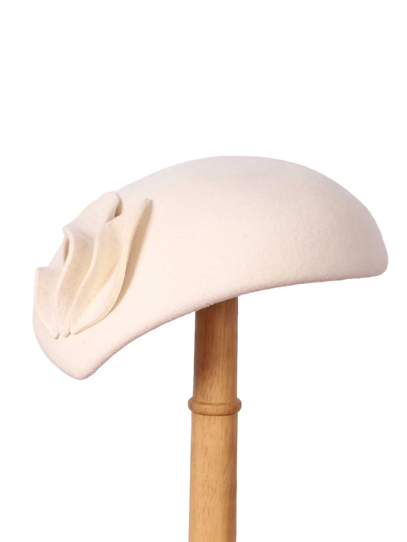 FS White Wool Felt Fascinator Hat For Women Ladies Pink Pillbox Hats Black Wedding Kentucky Derby Fedora Chapeau Femme Party Hat — zdjęcie 4