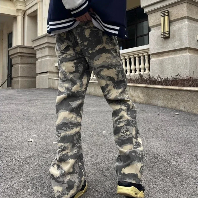

With Pockets Jeans for Men 90s Streetwear Y2k Trousers Cheap Stylish Designer Harajuku Korean Fashion Denim Xs Man Cowboy Pants