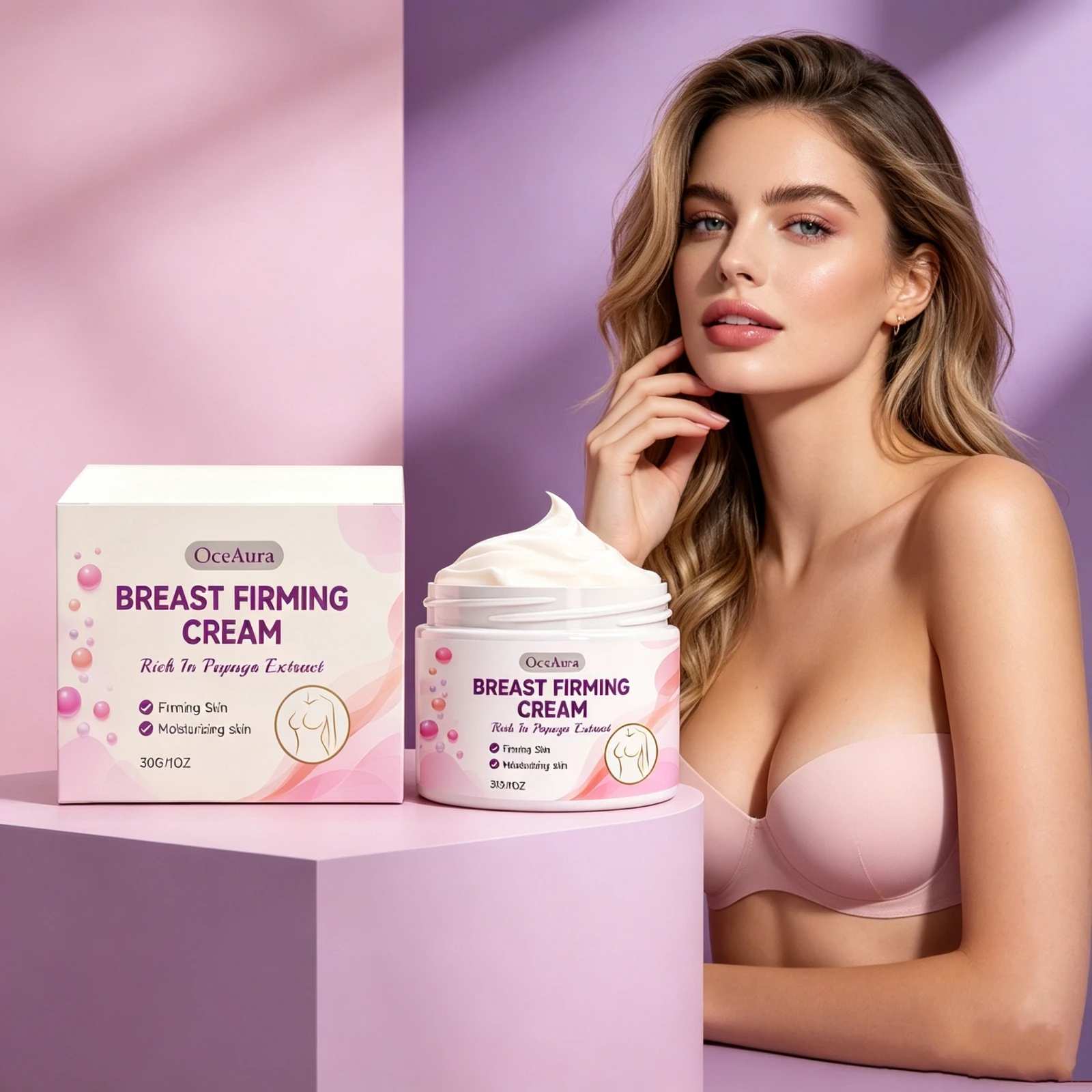 

Breast Lifting Firming Cream Papaya Extract Enhancing Elasticity Improve Saggy Chest Body Shaping Tightening Bust Massage Cream