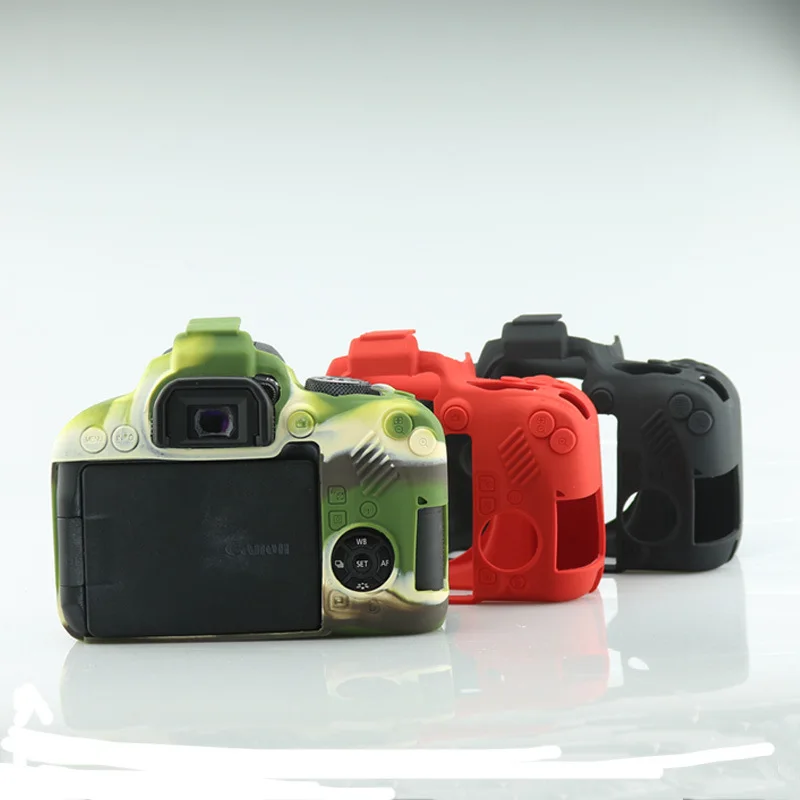 

Silicone case for Canon 800D large single silicone case black/camouflage/red/yellow