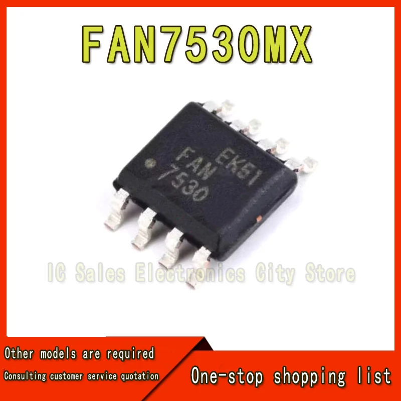 (10piece)100% New FAN7530 FAN7530MX SOP8  Chipset