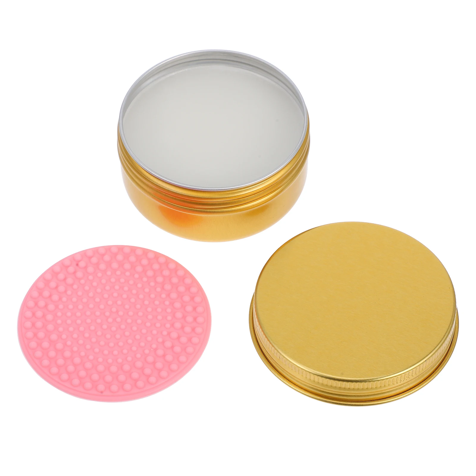 

Makeup Brush Tools Makeup Brush Cleaning Tools 100g Golden Soap Compact Design Portable Cleaner For Brushes Powder Colors