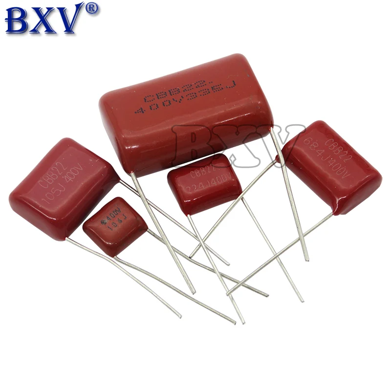 10PCS 63V 100V 250V 400V 450V 630V 2000V CBB Kondensator z folii polipropylenowej 101 103 104 105 125J 221 222 223 224 225 332 333 334