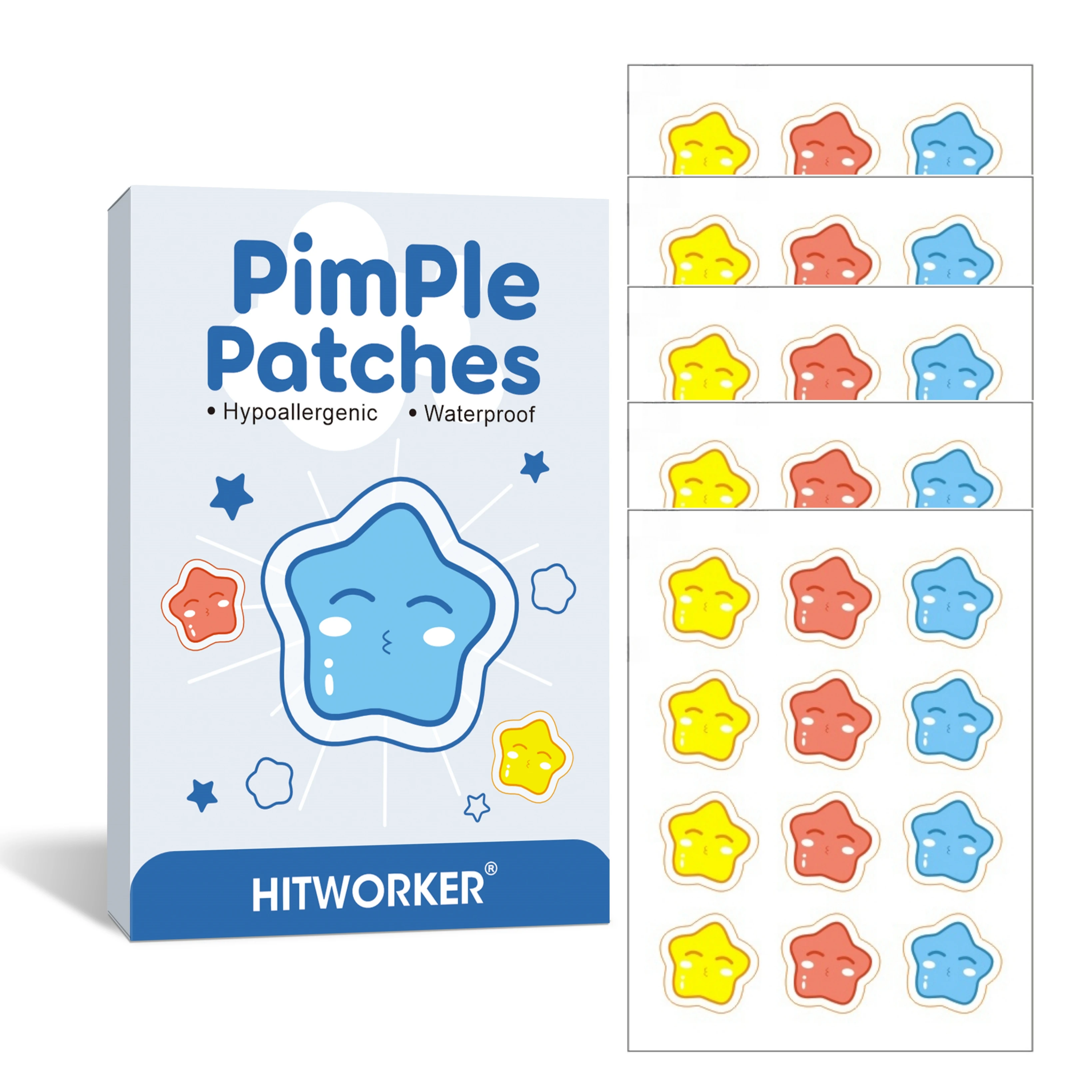 

60pcs Acne Stickers for Covering Pimples and Acne for Pimples and Scars Acne Pimple Stickers for Face and Skin