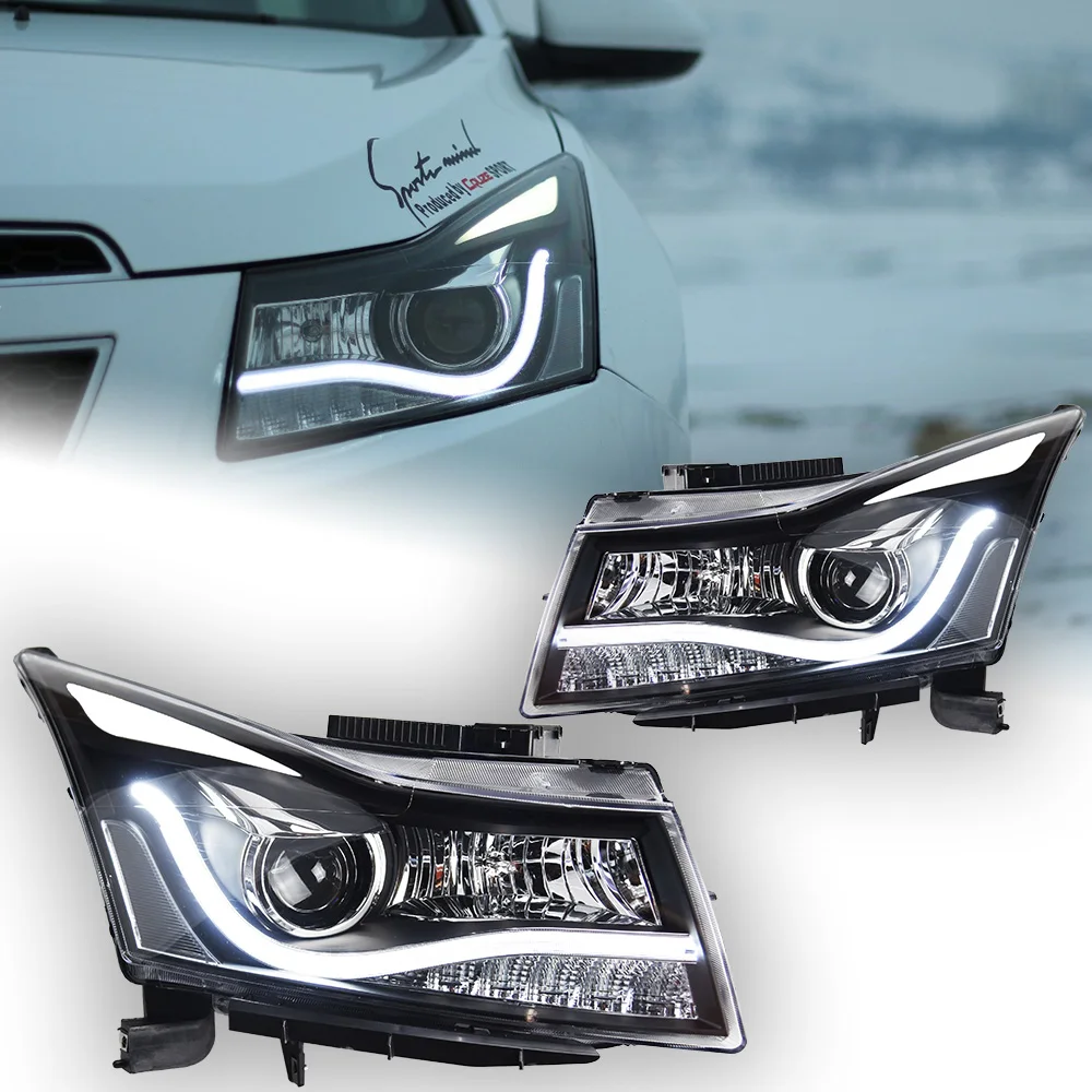 

AKD Car Styling Head Lamp for Chevrolet Cruze LED Headlight 2009-2016 Audi-Design LED DRL Hid Bi Xenon Auto Accessories