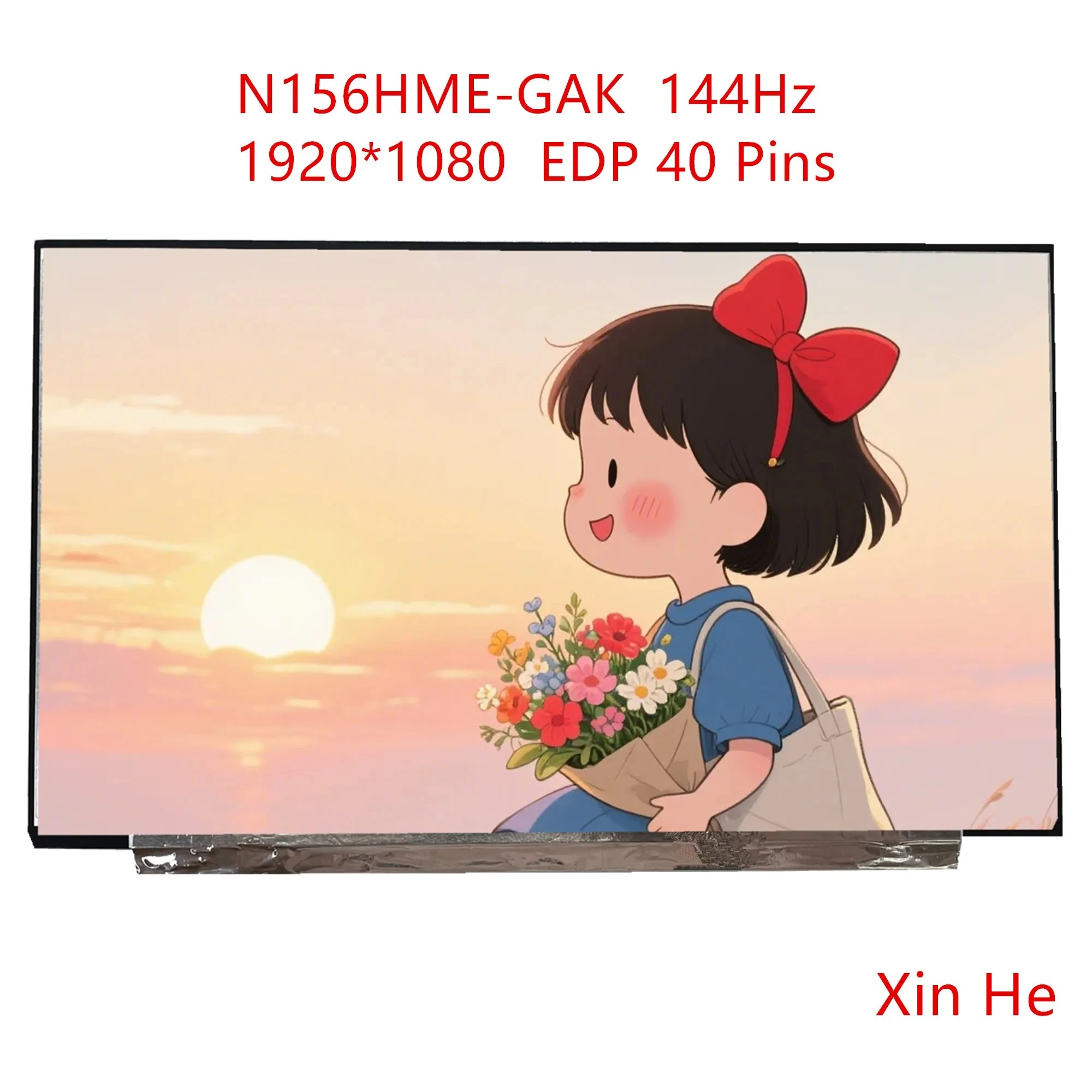 

15.6'' 144Hz N156HME-GAK N156HMA-GA1 NV156FHM-N4K B156HAN08.2 N156HRA-EA1 IPS Laptop LCD Screen 1920*1080 EDP 40 Pins