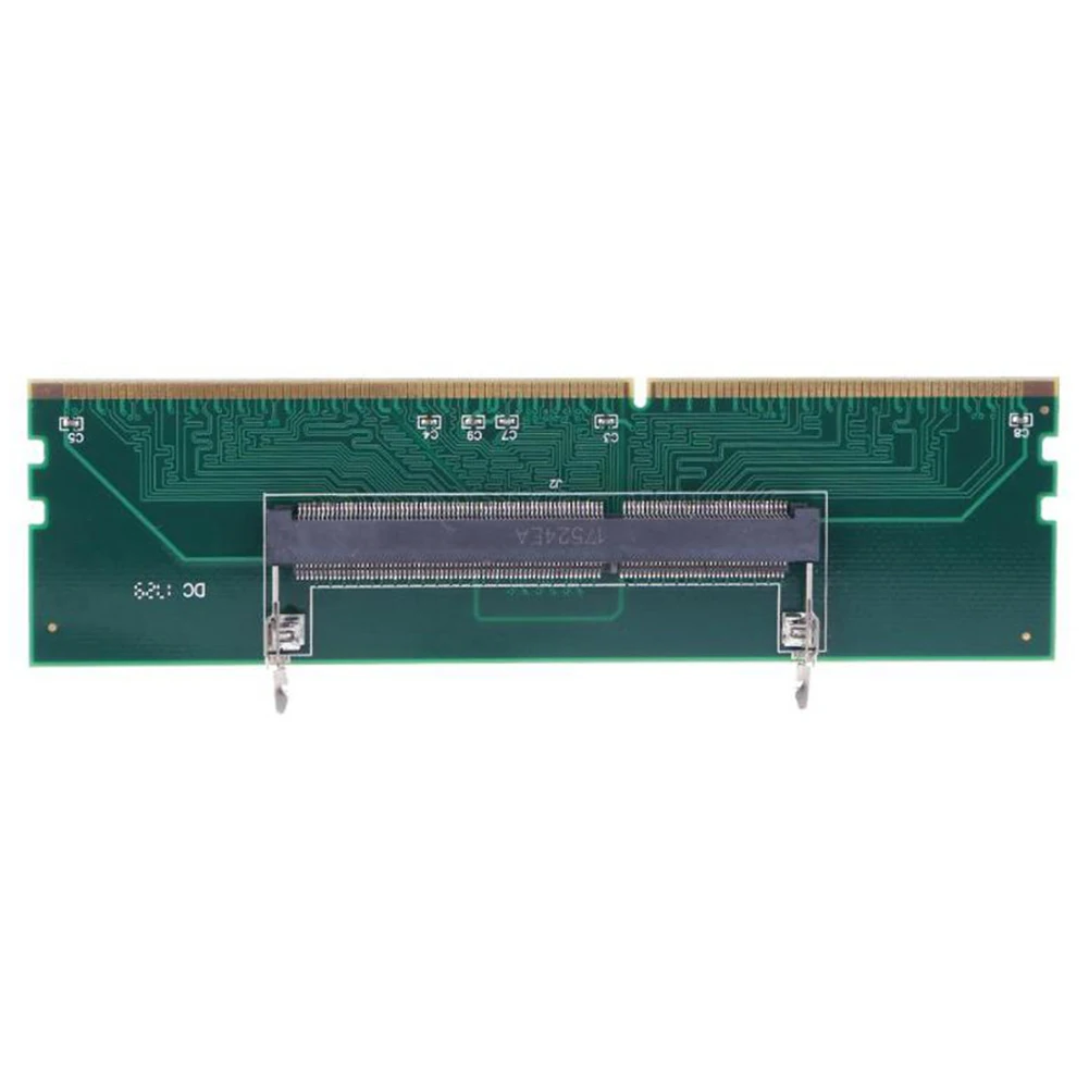 Adapter DDR3 Laptop SODIMM na Desktop DIMM RAM Karta Rozszerzeń Pamięci PC Złącze Pamięci Interfejs 204-Pin