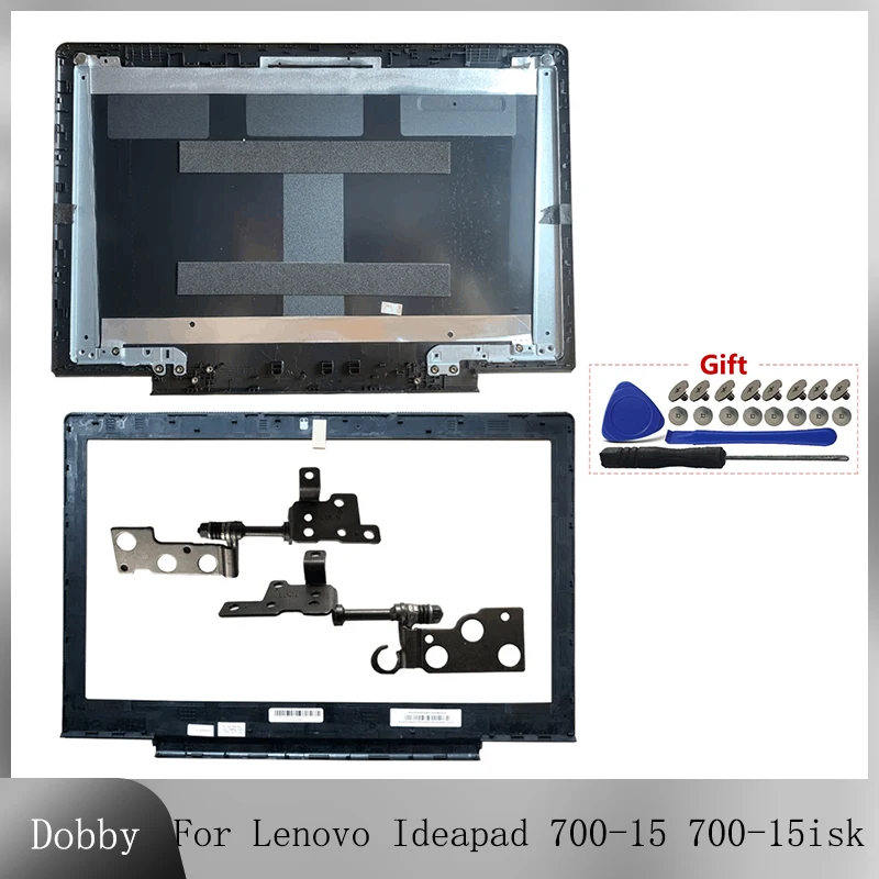 Новинка, задняя крышка для Lenovo Ideapad 700-15 700-15isk, задняя крышка для ноутбука, задняя крышка для ЖК-дисплея 5CB0K85923/задняя крышка для ЖК-экрана, Петли L & R