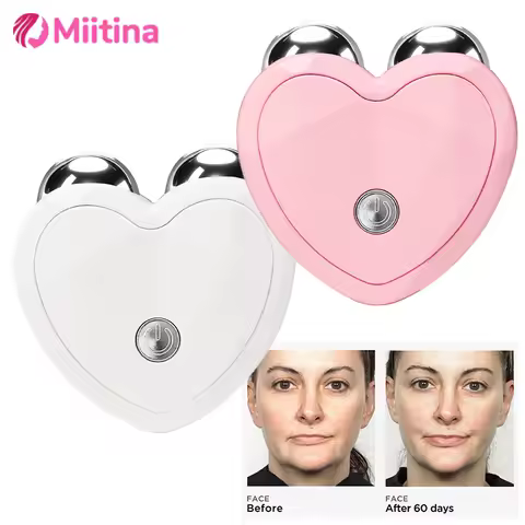 Mini Microcurrent Face Massager Facial Lifting Device Sonic Vibration Skin Tighten Skin Care Facial Anti Wrinkle Beauty Devices