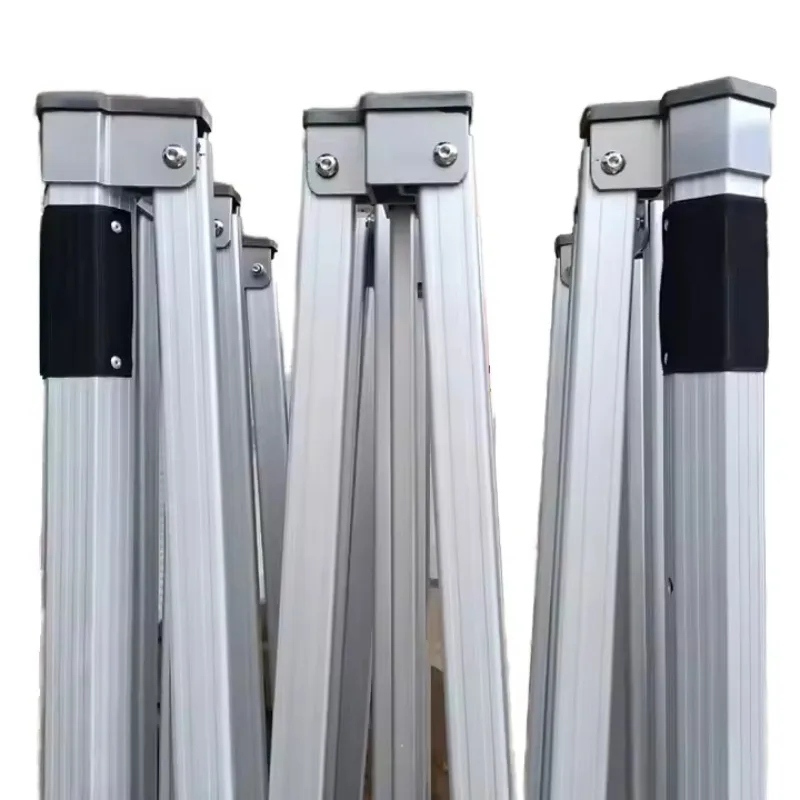 

STLF Factory 50mm Aluminium Full Alu Single-Layer Waterproof Trade Show Tent Frame Sand Bag Heavy Base Wheel Bag Display Tent Ou