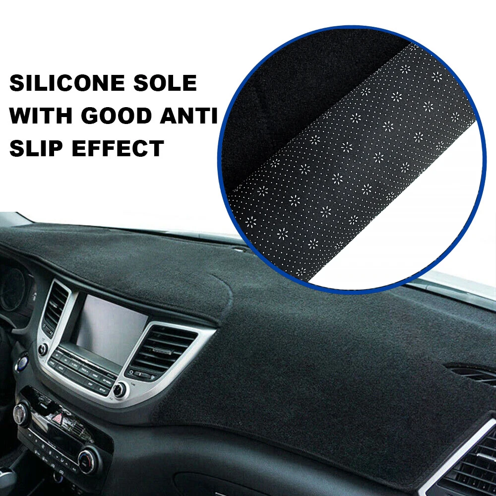 For Hyundai Tucson 2015-2016 2017 2018 2019 2020 Dashboard Cover Mat Pad Dashmat Dash Sunshade Instrument Carpet Car Accessories