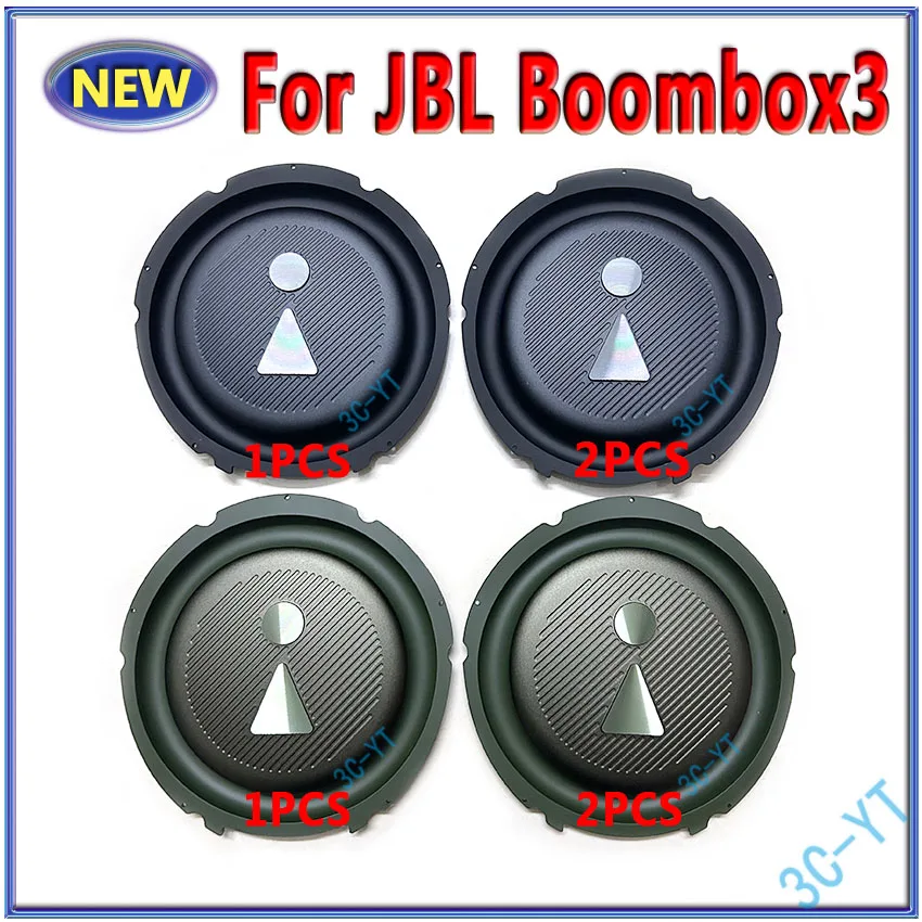 1-4PCS New For JBL Boombox3 Bluetooth Speaker Black Horn Vibration Film Passive Disc Vibration Plate Repair Accessories