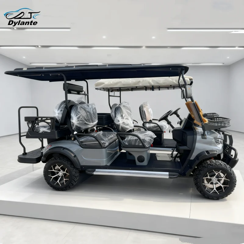 2025 New 2 4 6 8 Seater Electric Carts Utility Vehicle Off Road Buggy for Sale 5000w Golf Carts Electric