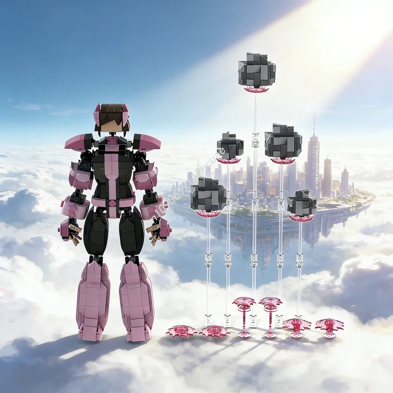 

822pcs MOC Uraraka Creator Expert Model Building Blocks Toys Construction Christmas Gifts Assemble Creative Education Idea Brick