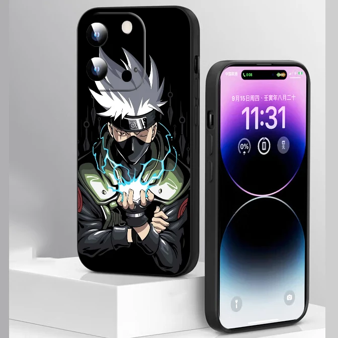 YR-7 Kakashi Hatake Soft Silicone Case for Samsung Galaxy A05 A05s A24 A04 A04s J4Plus A23 A13 A14 A33 A34 5G Caver