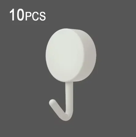 10PCS Strong Self Adhesive Wall Hooks