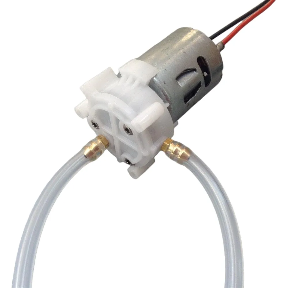 

360 3V-6V Mini Gear Pump 5A Water Pump Self-priming Pump Bidirectional Water Suction Water Pump with Stand/Water Pipe