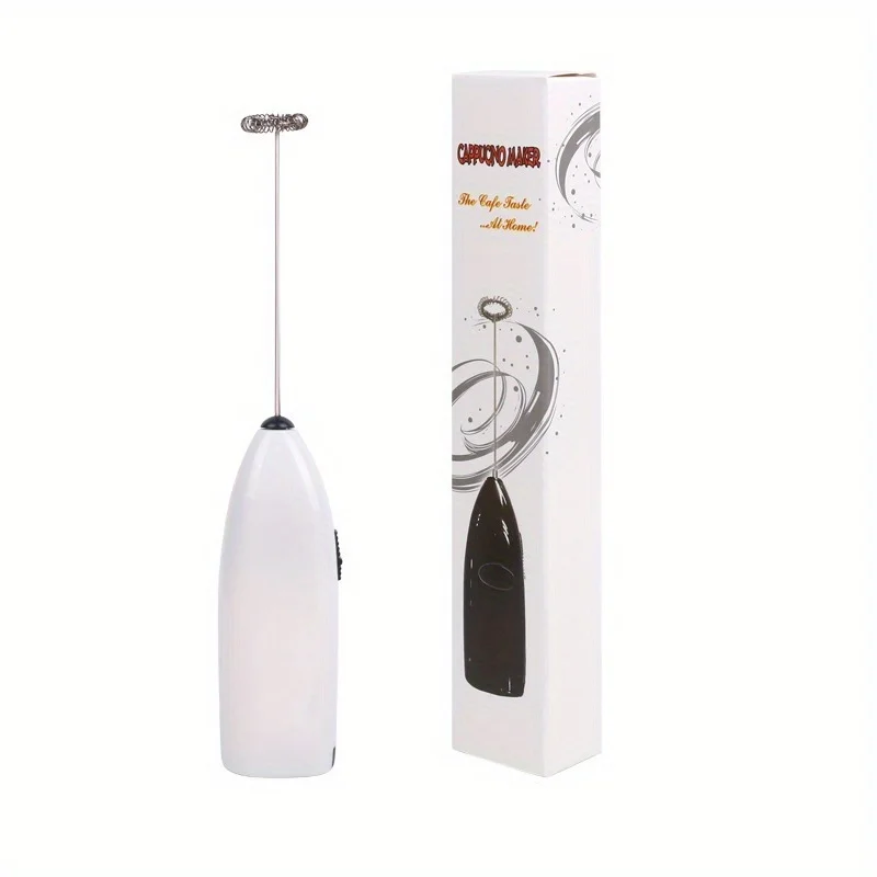 

Handheld Electric Egg Beater Mini Battery Powered Milk Frother Coffee Drink Mixer Milk Foamer Kitchen Tools
