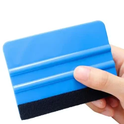 Car Decals Squeegee Vinyl Wrapping Spatula Edge With Scratch-free Suede Felt Window Film Lights Film Scraper Tool