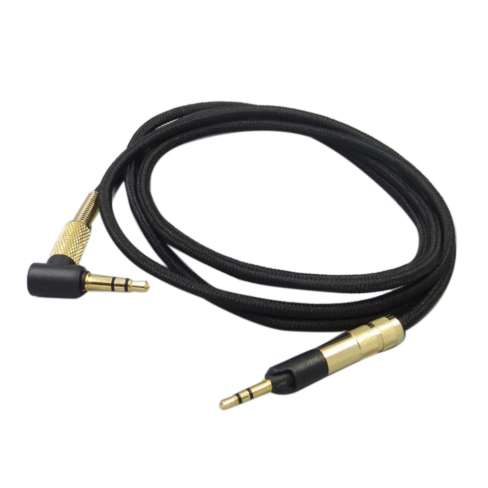 Substituição do cabo de áudio para Sennheiser, auscultadores sem microfone, HD518, HD558, HD598, HD595, HD559, HD569, HD579, HD599