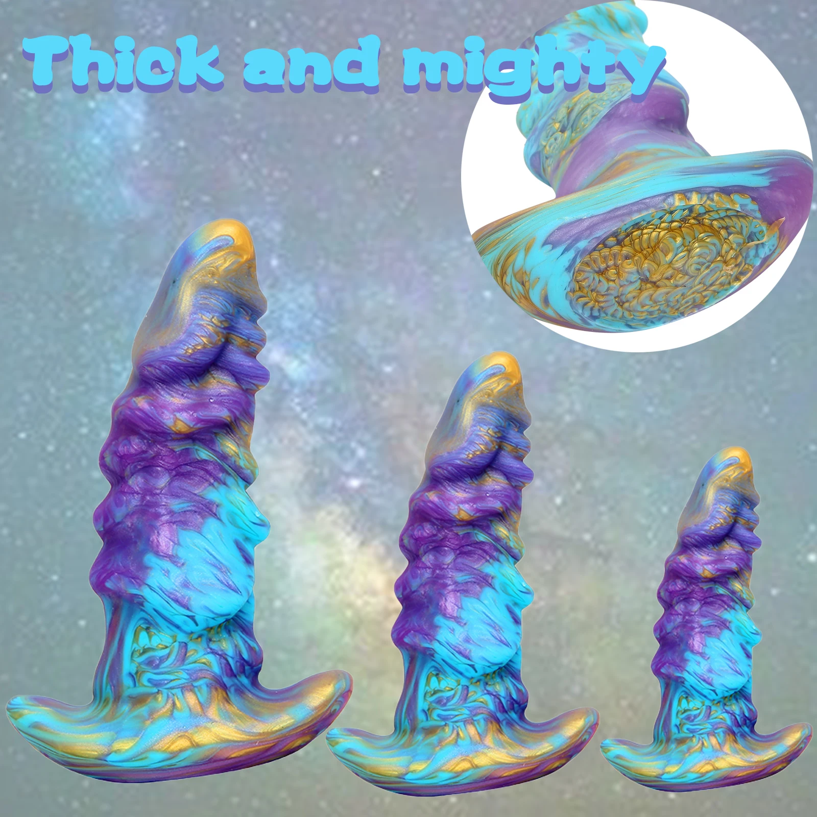 Galaxy Series S/M/L Silikonowa wtyczka do butów Anal Ass Plug Początkujący Trener prostaty Mężczyzna Kobieta Gay Dildo Dorosła para Sex Toys Sexshop