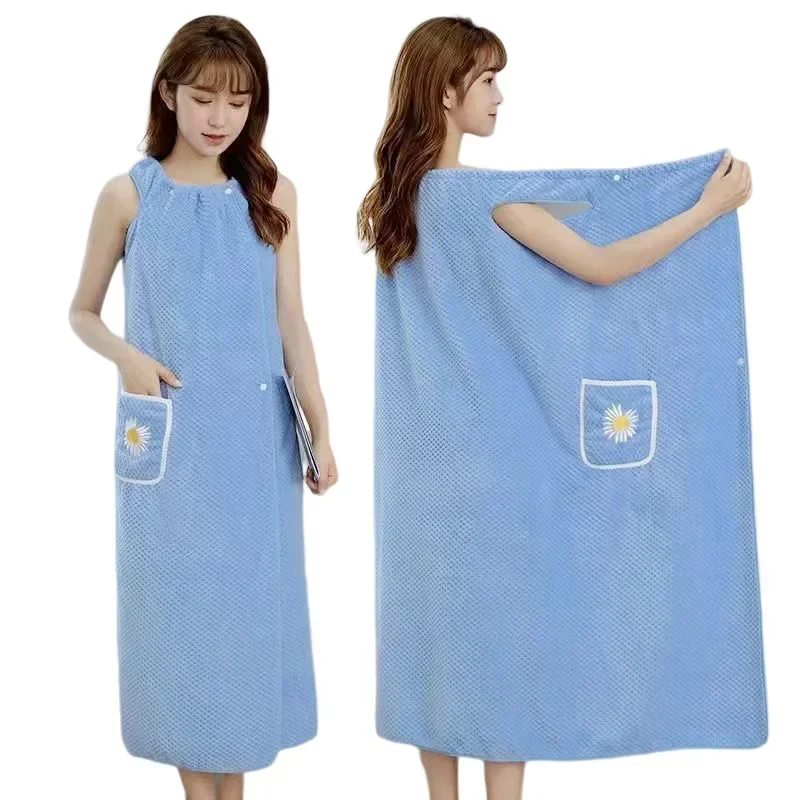 Wearable Towel Ladies Shower Spa for Adults Beach Soft Bath Towel Wearable Microfiber Beach Towels Bathrooms Towel