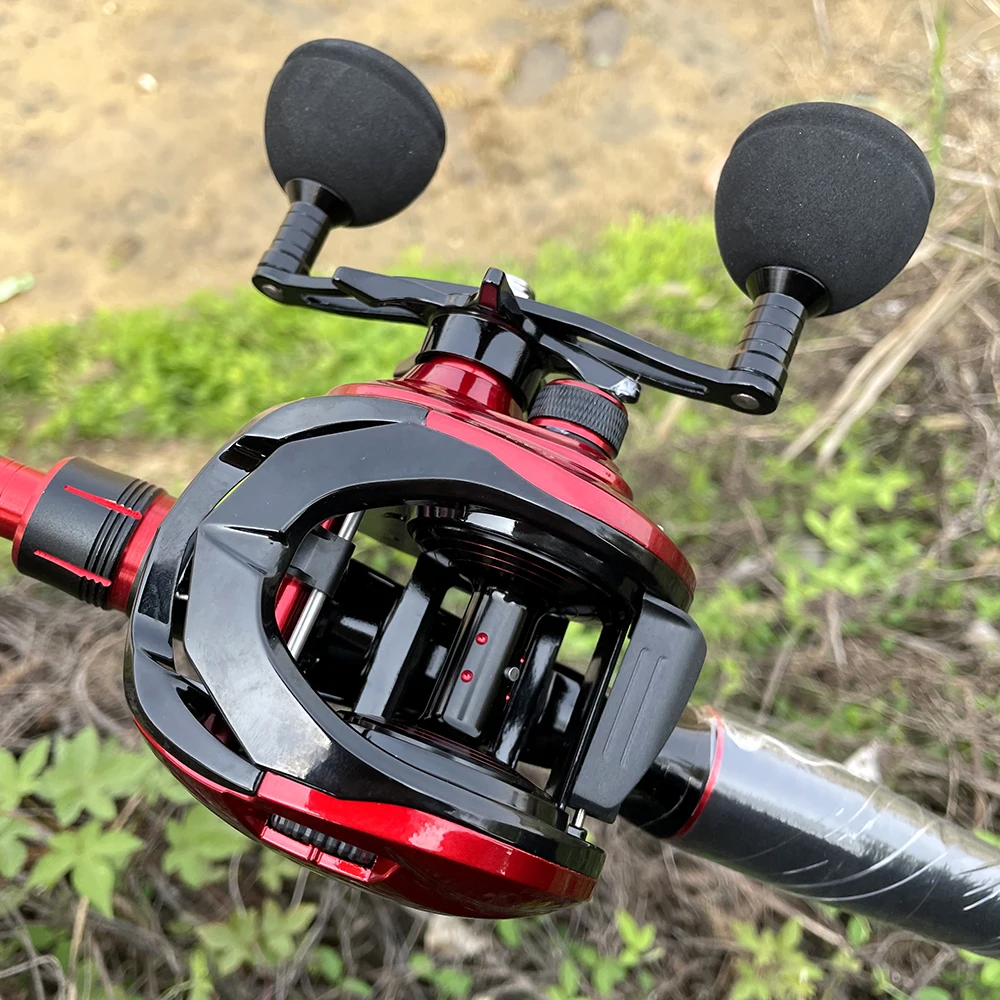 REEL 15 Kg Professional Fishing Reels Baitcast Reels Big Game Baitcasting Jigging Fishing 8+1 BB 6.4:1 Magnetic Brake Sea Bass