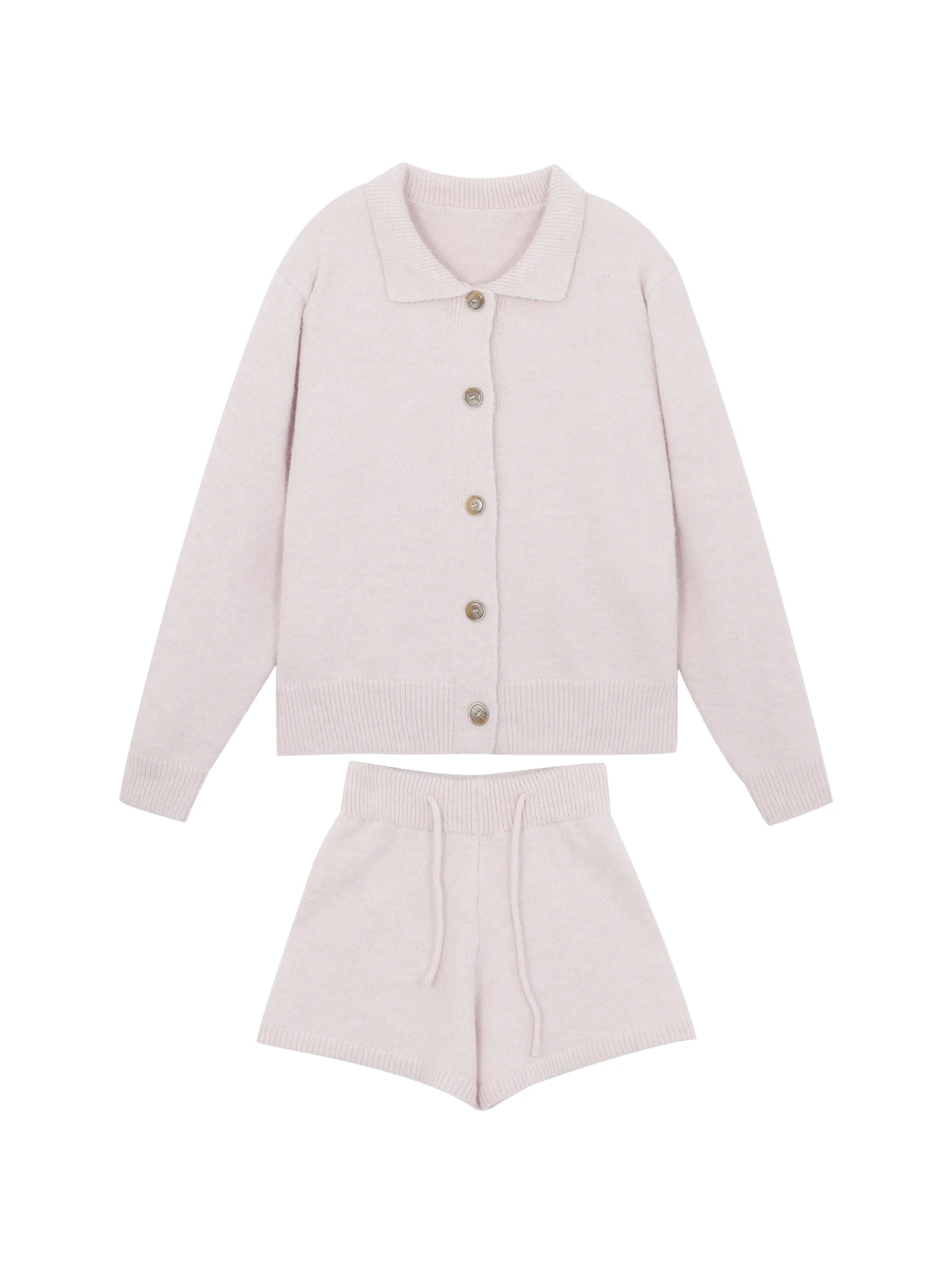 

Красный вязаный открытый кардиган Personali, женский ранняя осень Faion, новинка 202, розовый топ, длинный свитер-свек Jaet