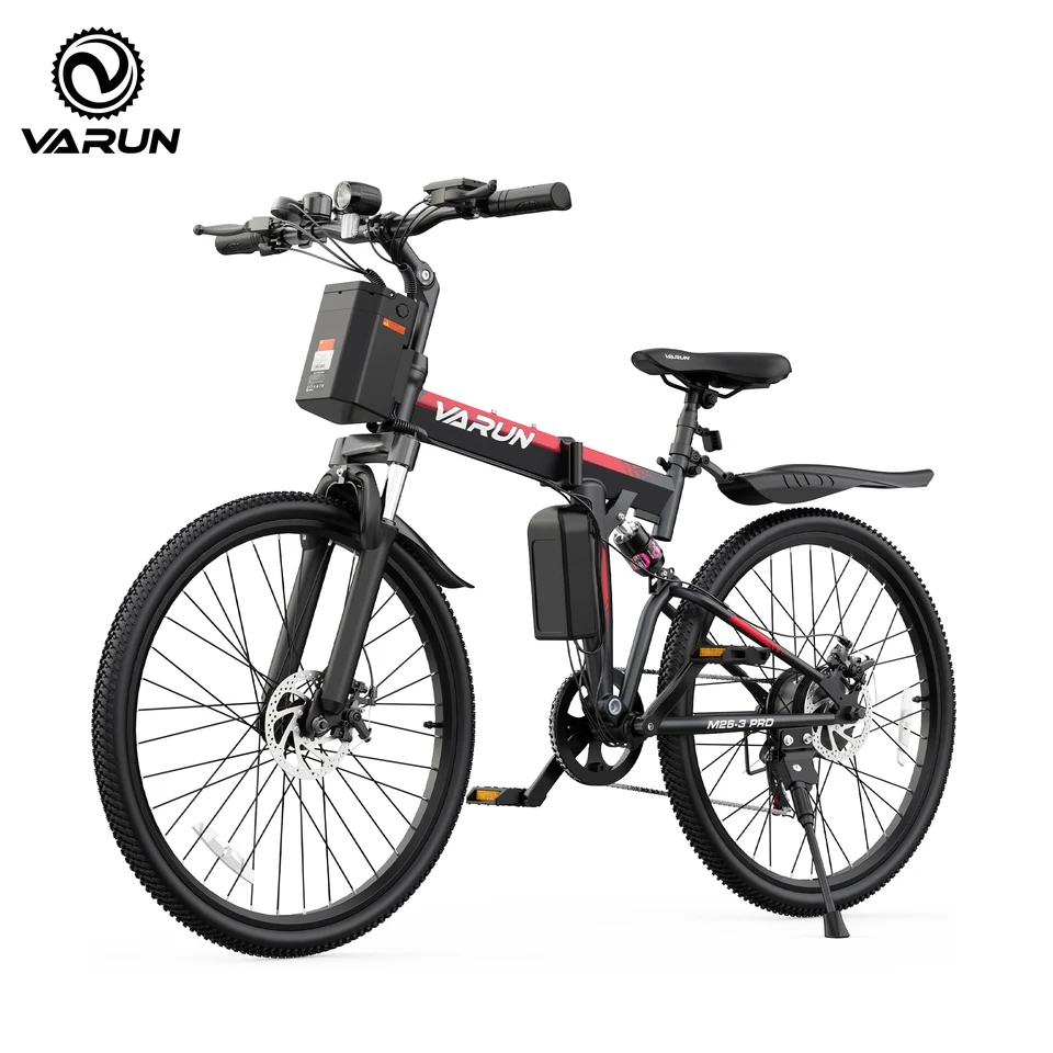 VARUN M26-3 Pro Adult Electric Bike, 750W Peak Power Electric Road Bicycle, 48V 7.8Ah Battery, 26" MTB Mountain Ebike, 20MPH image 1