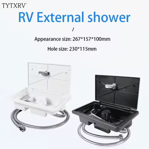 DREAMRV Shower With Lock Boat Marine Camper Motorhome Caravan Accessories Box RV External Exterior Shower Camper Accessories
