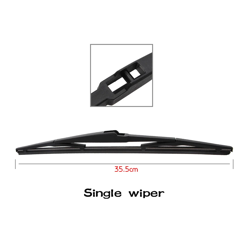 BEMOST Auto Car Windscreen Windshield Rear Wiper Arm Blade Soft Natural Rubber For Mazda CX-4 355MM Hatchback 2016 2017 2018