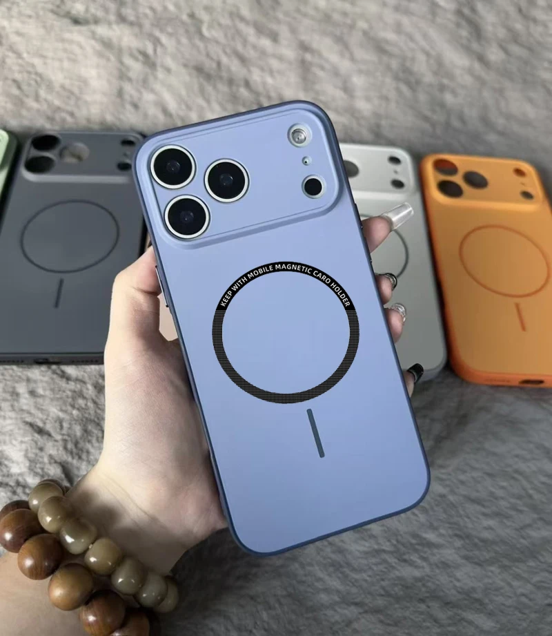Für Xiaomi 12T Pro Hülle Xiaomi 12T Handyhülle Xiaomi 12T Pro Cover Farbige magnetische harte Silikon-Rückabdeckung – Detail 8