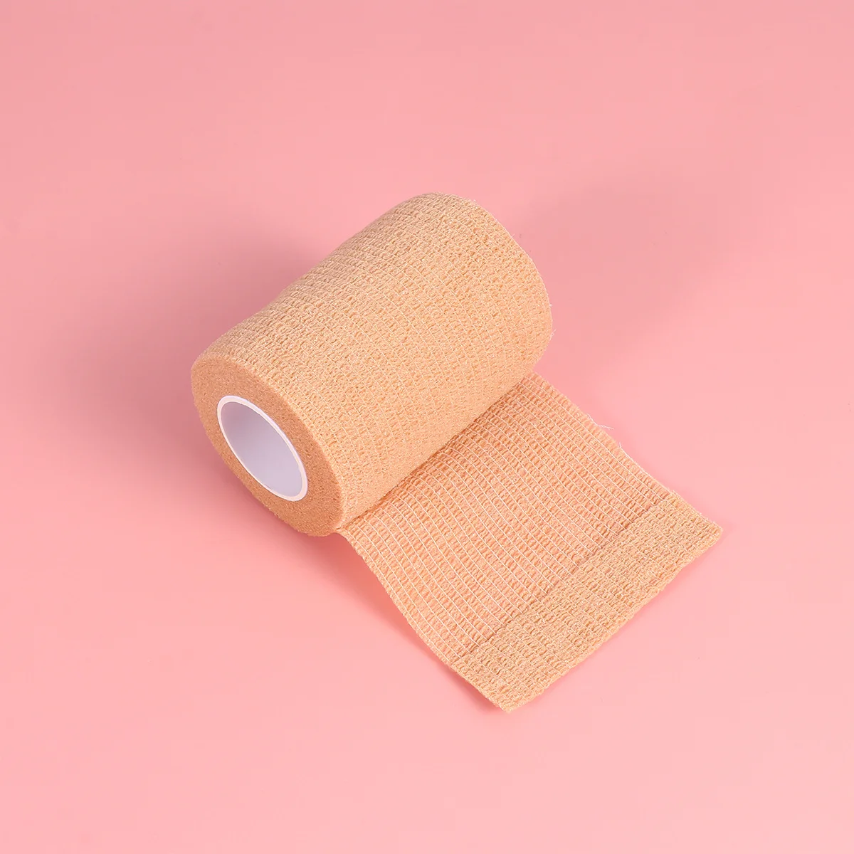 

5Pcs Elastic Self-Adhesive Bandages Skin Color Mixed Sizes Cohesive Sports Tape First Aid Athletic Support Cohesive Bandages