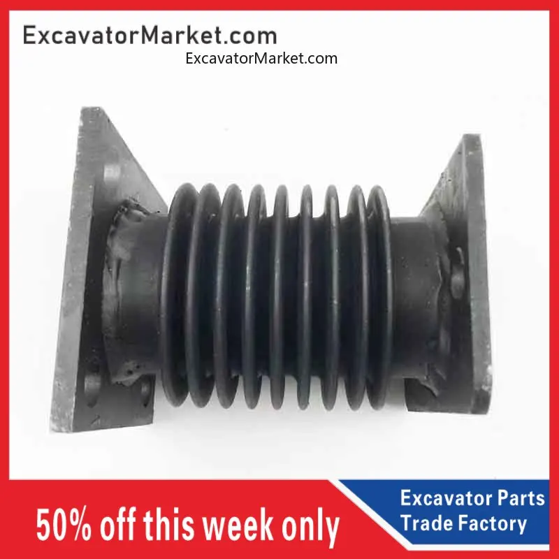 

For excavator Suitable for Komatsu PC56-7 muffler pipe corrugated pipe turbocharger exhaust pipe joint throat excavator