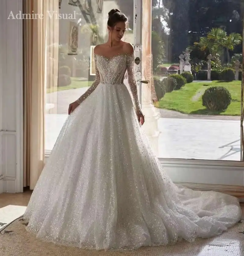 Princess Sparkly Wedding Dress: Real Bride's Review of the A-Line Sheer Neck with Illusion Back Princess Sparkly Wedding Dress: Real Bride's Review of the A-Line Sheer Neck with Illusion Back
