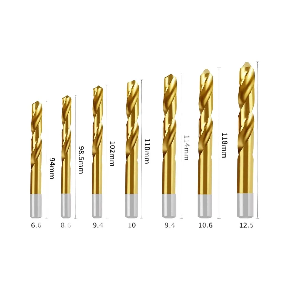 35-Piece Tool Set for Stripped Bolt Extraction Includes End Screw Extractors Drill Bits Coarse Thread Extractors