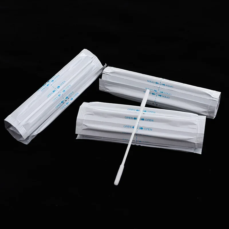 30pcs Double Head Alcohol Cotton Swab Disposable Cleaning Stick For IQOS Heater Easy Tear Individual Package Cleansing Care Tool