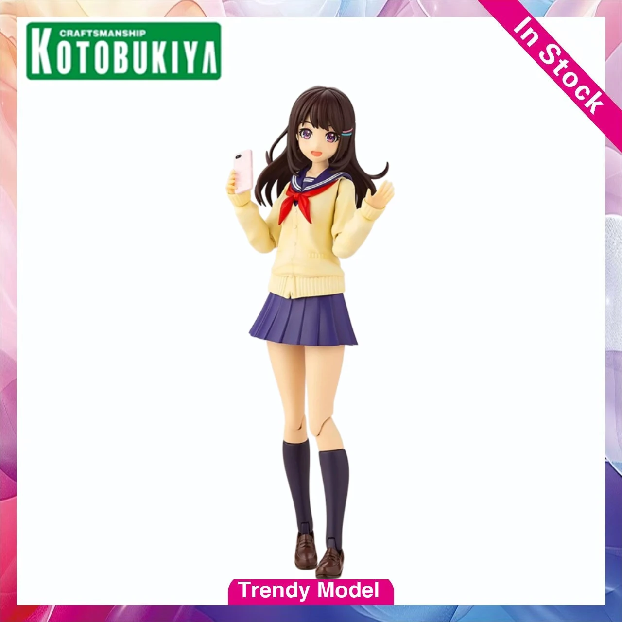 

【TM】KOTOBUKIYA Socai Girls' Garden Madoka Yuki Winter Clothes 1/10 Action Figures Models Toys