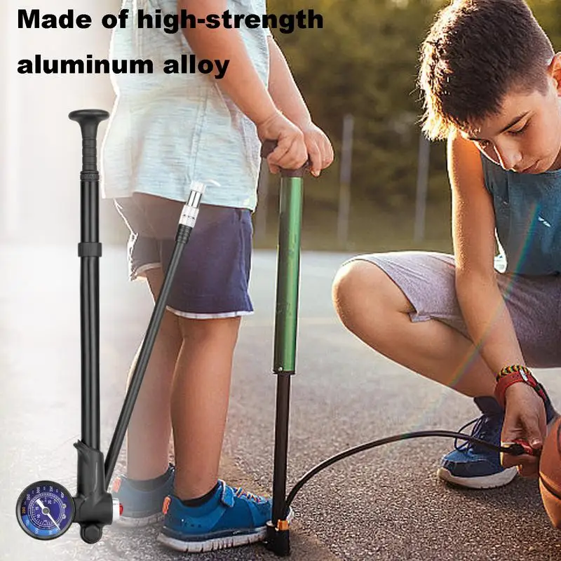 

Ручной воздушный насос, бытовой велосипед, насос для накачивания шин, бытовой баскетбольный надувной цилиндр, напольный манометр высокого давления 400 фунтов на квадратный дюйм