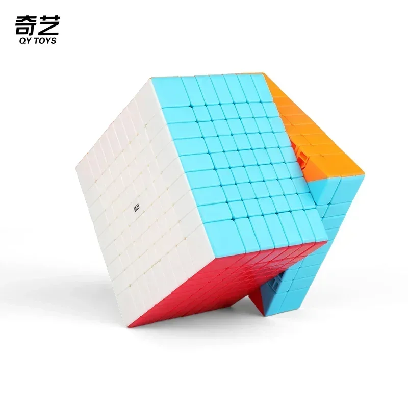 [ECube] QiYi 9x9 Magic Speed Cube Stickerless Professional Antistress Puzzle Fidget Toys Children's Gifts  Stress Reliever Toys