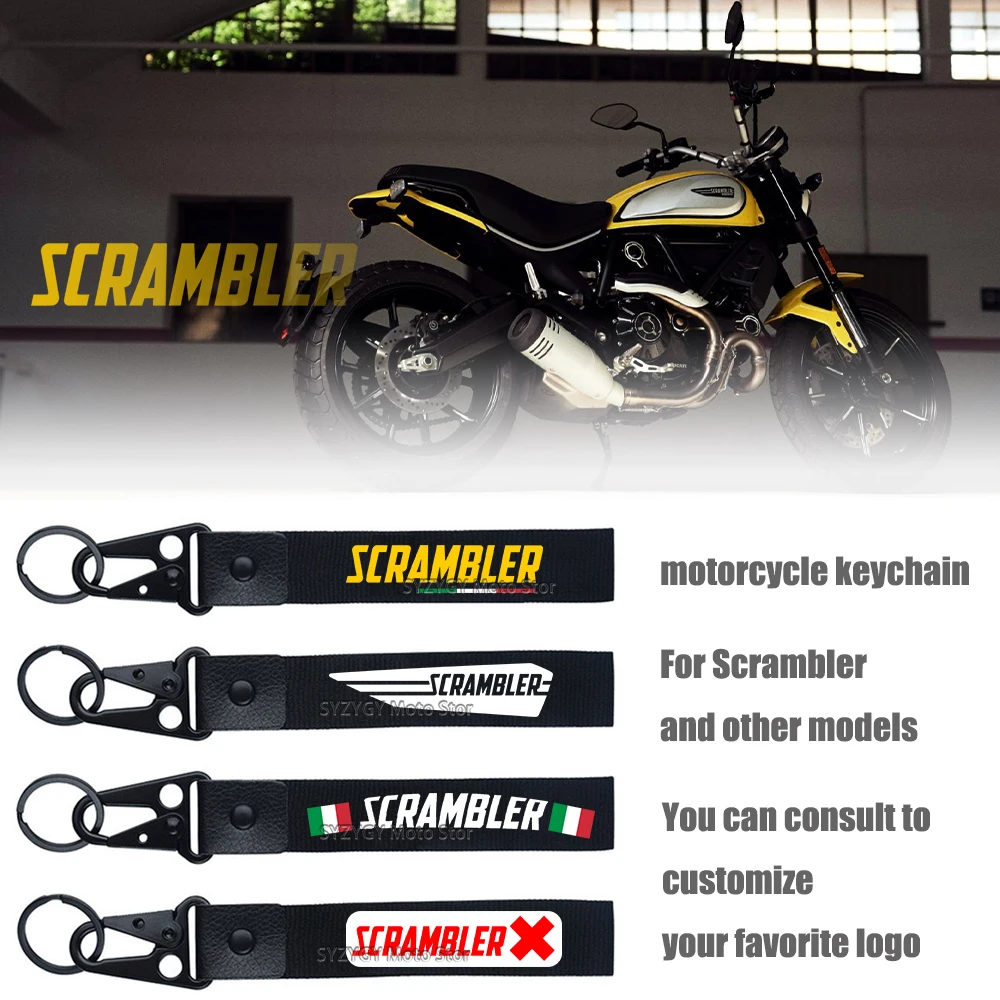 

For DUCATI Scrambler Motorcycle keychain Multifunctional keychain Customized lanyard for motorcycle keys key hawk beak