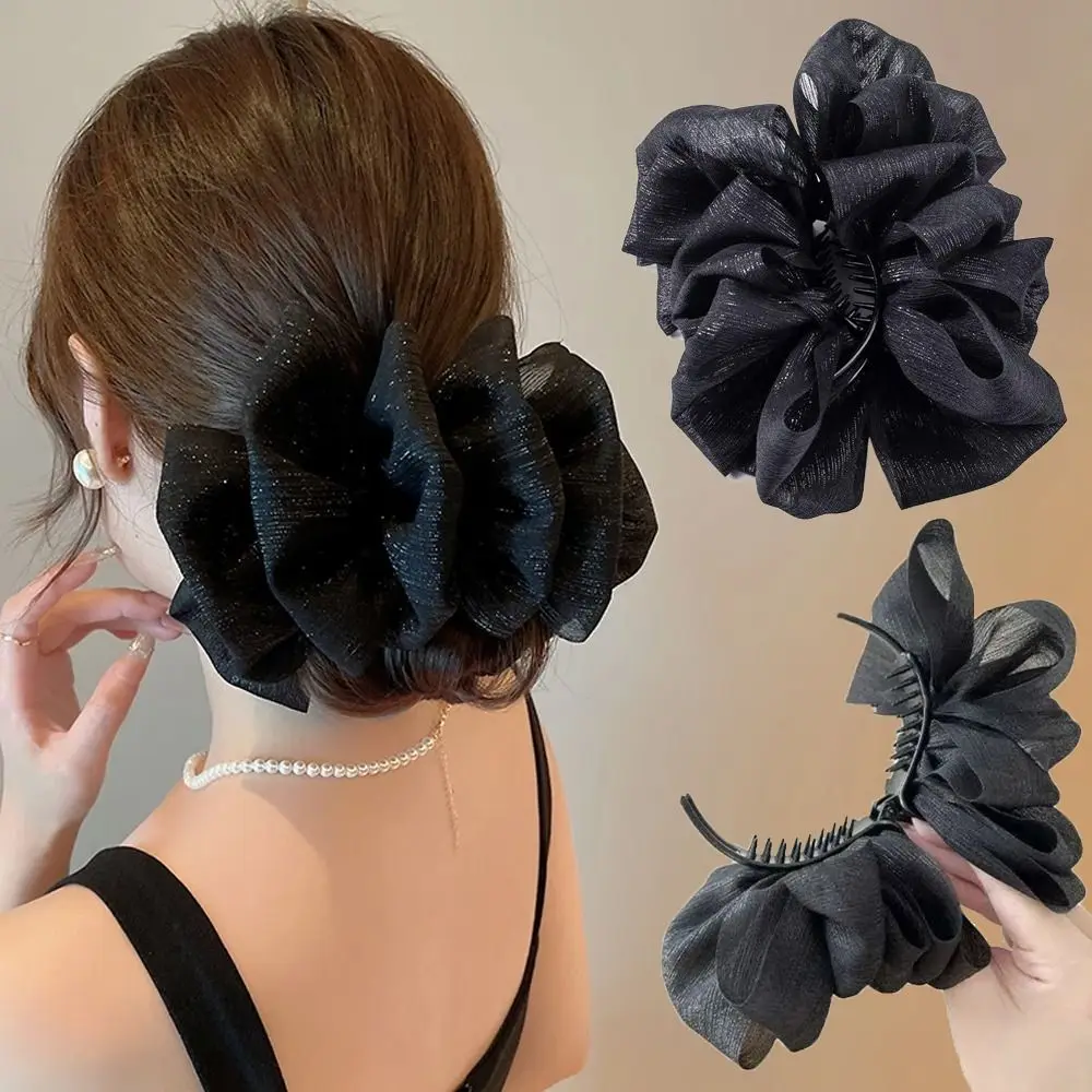 

Модная заколка для волос с бантом, роскошные элегантные заколки для волос с когтями, головные уборы для женщин и девочек, аксессуары для волос