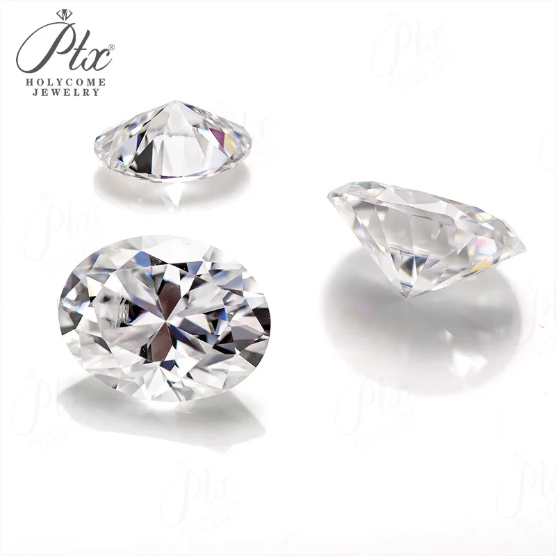

Moissanite Stone Loose Diamond Oval Cut D Color VVS1 Clarity with GRA Certificate Passing Diamond Tester ​Factory Wholesale