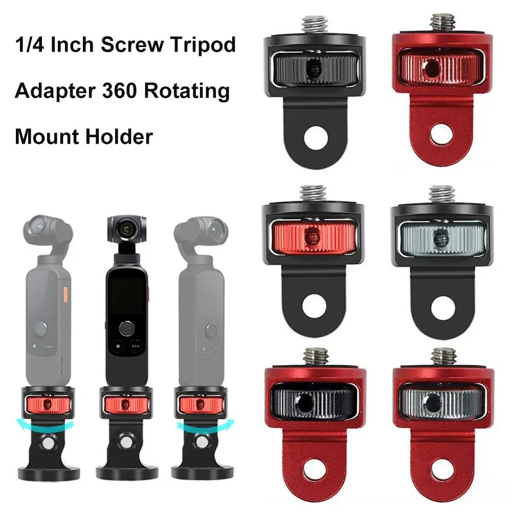 لكاميرا GoPro13 Series 360 الرياضية 1/4 Gimbal Selfie ترايبود الملحقات عصا التصوير محول R1K5