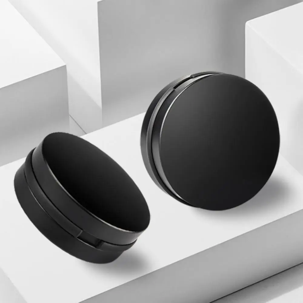 

3x8cm Hard Carrying Case Portable Aluminum Alloy Round Headset Storage Case Earphone Protection Hard Box Shockproof Shell Case