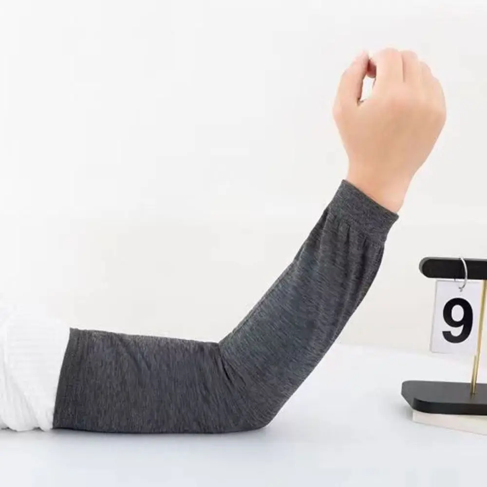 Guanti lunghi Manicotti Protezione UV Raffreddamento estivo Manicotti di protezione solare Accessori da cucina Copri braccio da cucina Uomo Donna