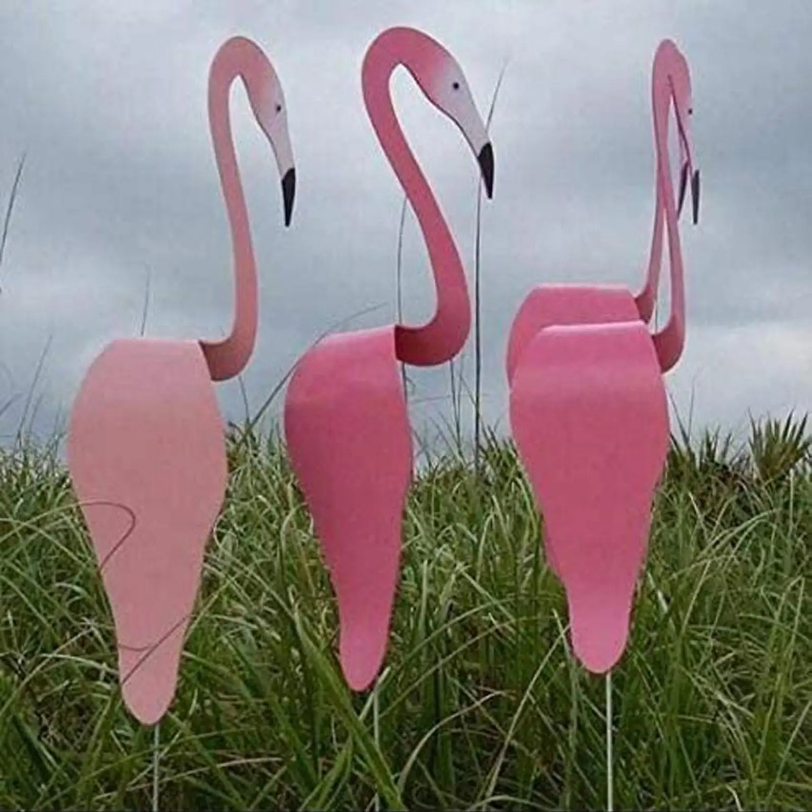 Flamingo Wind Spinner Garden Decor Aluminum Swirl Bird Outdoor Yard Art Patio Hanging Decoration for Beach Summer Home Window